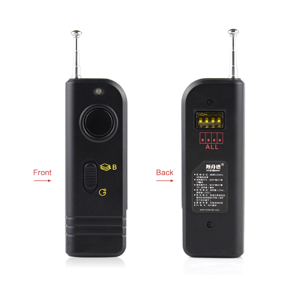 Sidande WX2002 Wireless Shutter Release Remote Control Receiver Transmitter for Canon 5D 50D 40D 30D 20D 10D 7D 5DMark2 Camera