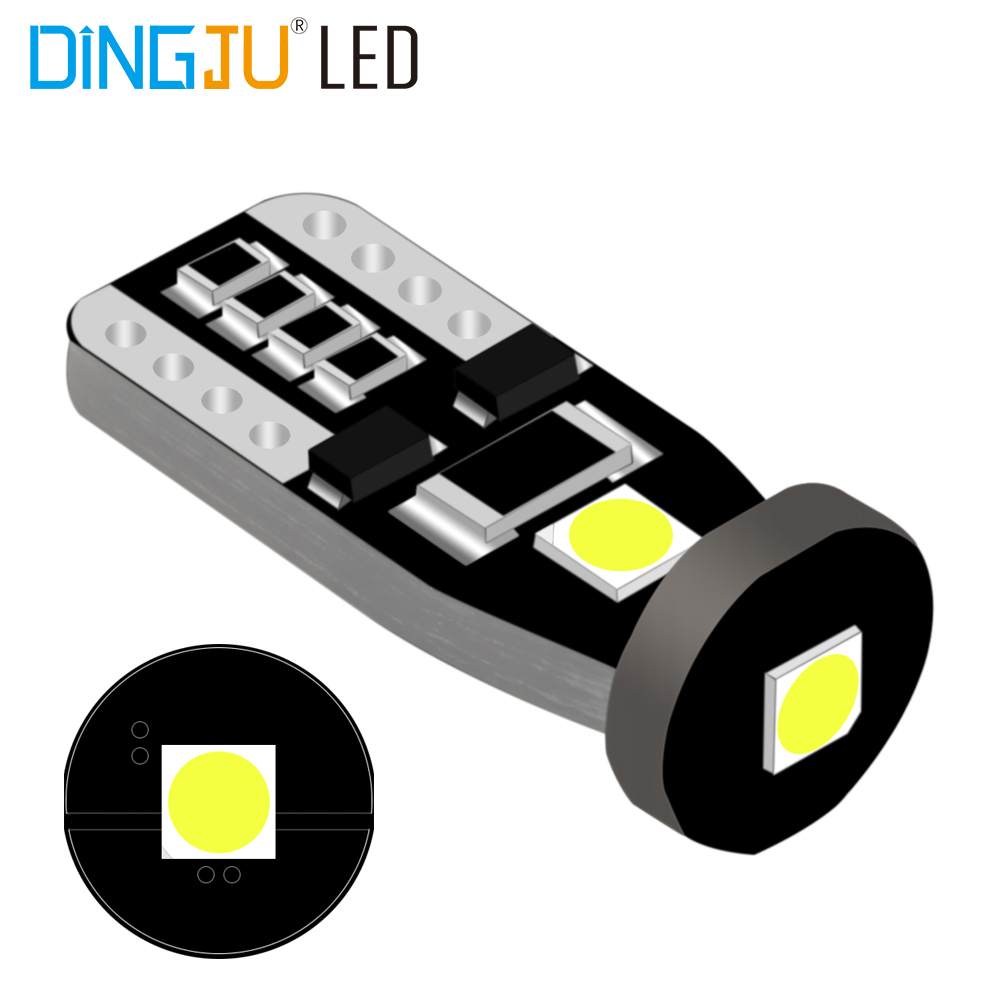 Wholesale T10 W5w 194 501 Led Auto Bulb 3030 3smd Decoding Interior Lights Licence Plate Lamp Spare Parts For Sale