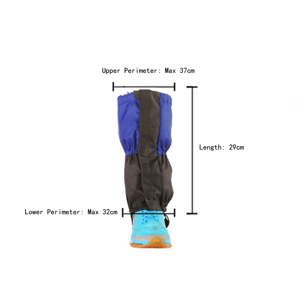 New 2Pcs Waterproof Windproof Gaiters Leg Protection Guard Outdoor Hiking Climbing Ski Snowboard Skiing Gaiters for Kid Children
