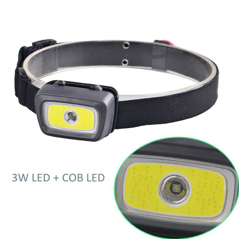 High Power Camping green red led hunting Dual Light Source COB led Headlamp