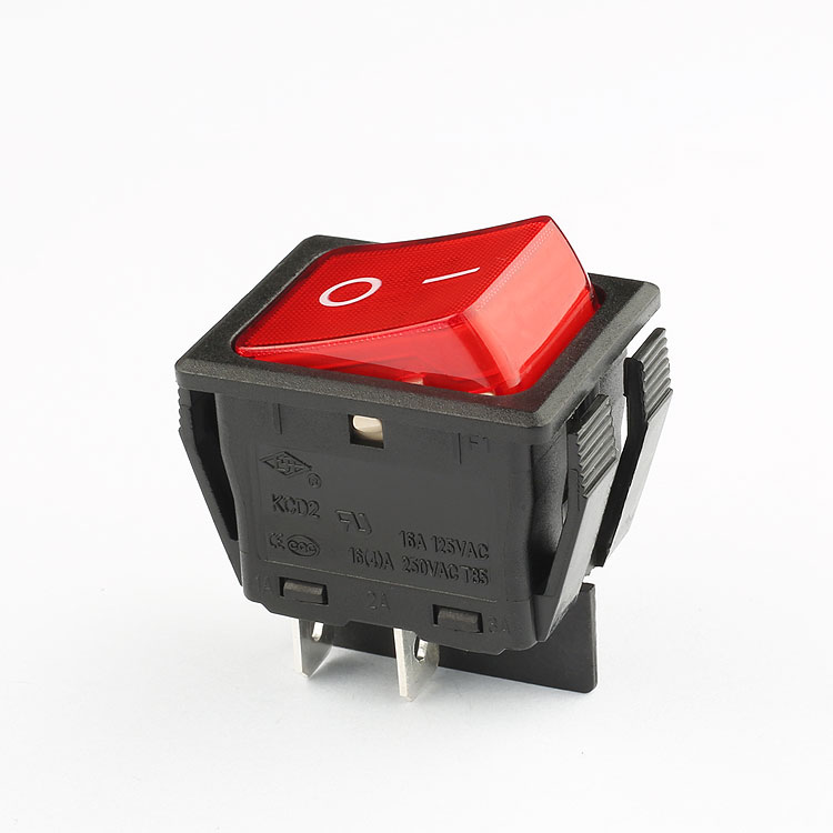 20a 110v 4 pin roller shutter small buttons electronic electric power adapter on off rocker switch