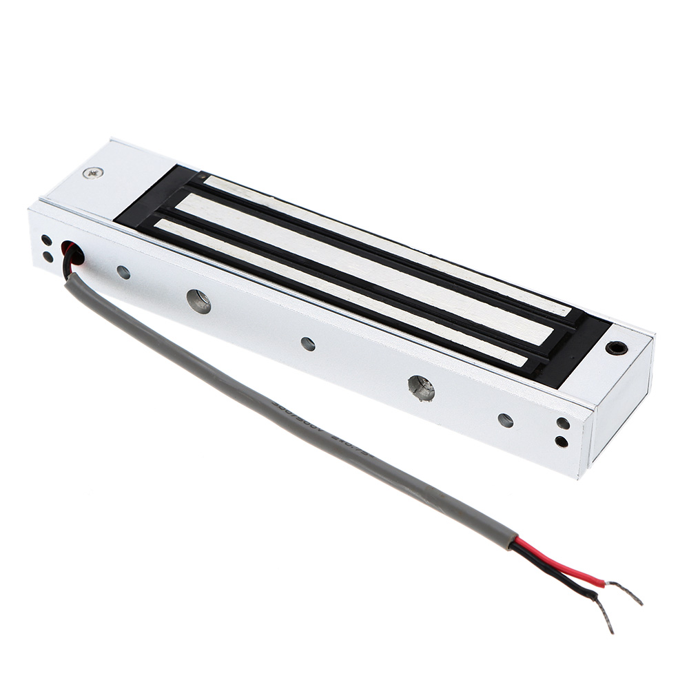 Single Door Electric Lock 12V Magnetic Electromagnetic Lock 180KG (350LB) Holding Force For Access Control System