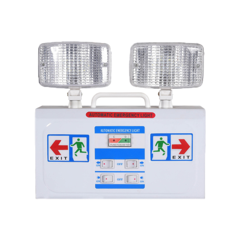 LED Emergency Exit Light fire wall mount emergency lights 2 heads fire emergency light