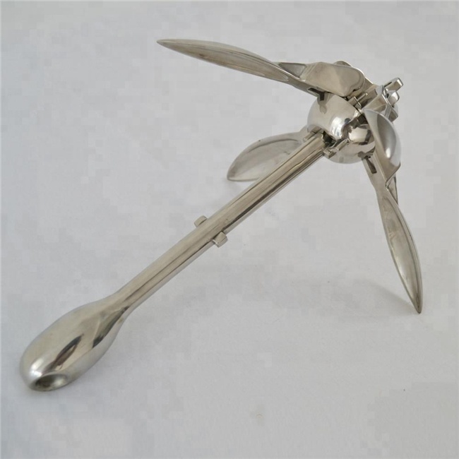 Stainless steel for folding Grapnel Anchor for sale