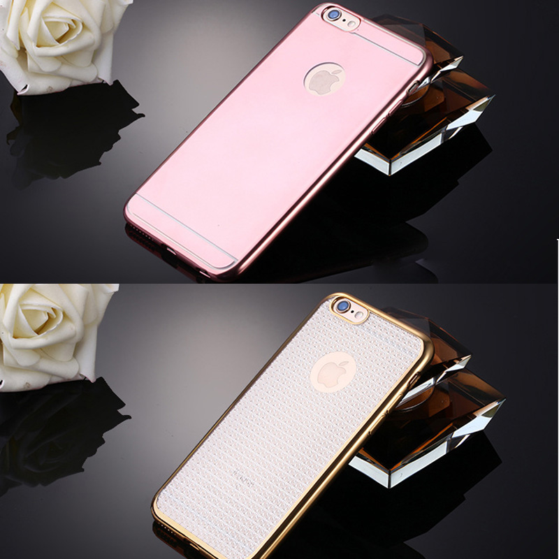 Newest Ultra slim plating tpu case for apple iphone 7 /7plus Back Cover