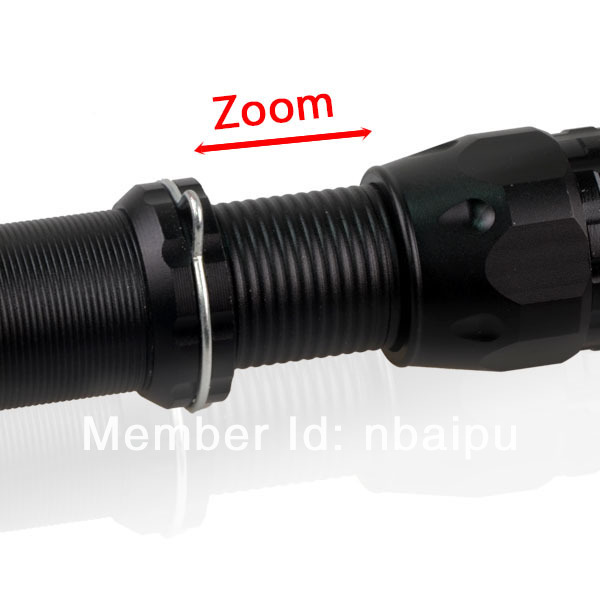 Tactical Elite Heavy Duty Outdoor Survival Expandable Retractable Adjustable Baton Telescopic Rechargeable Flashlight