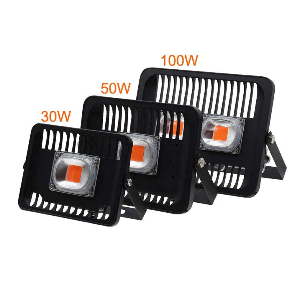 100w Outdoor LED Flood Lights Plants  IP65 Waterproof Led Floodlight Grow Light for Greenhouse