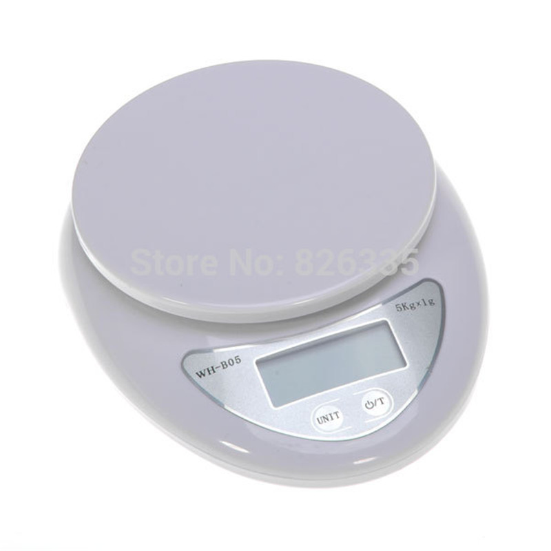 Portable 5kg Digital Scale LCD Electronic Scales Steelyard Kitchen Scales Postal Food Balance Measuring Weight Libra