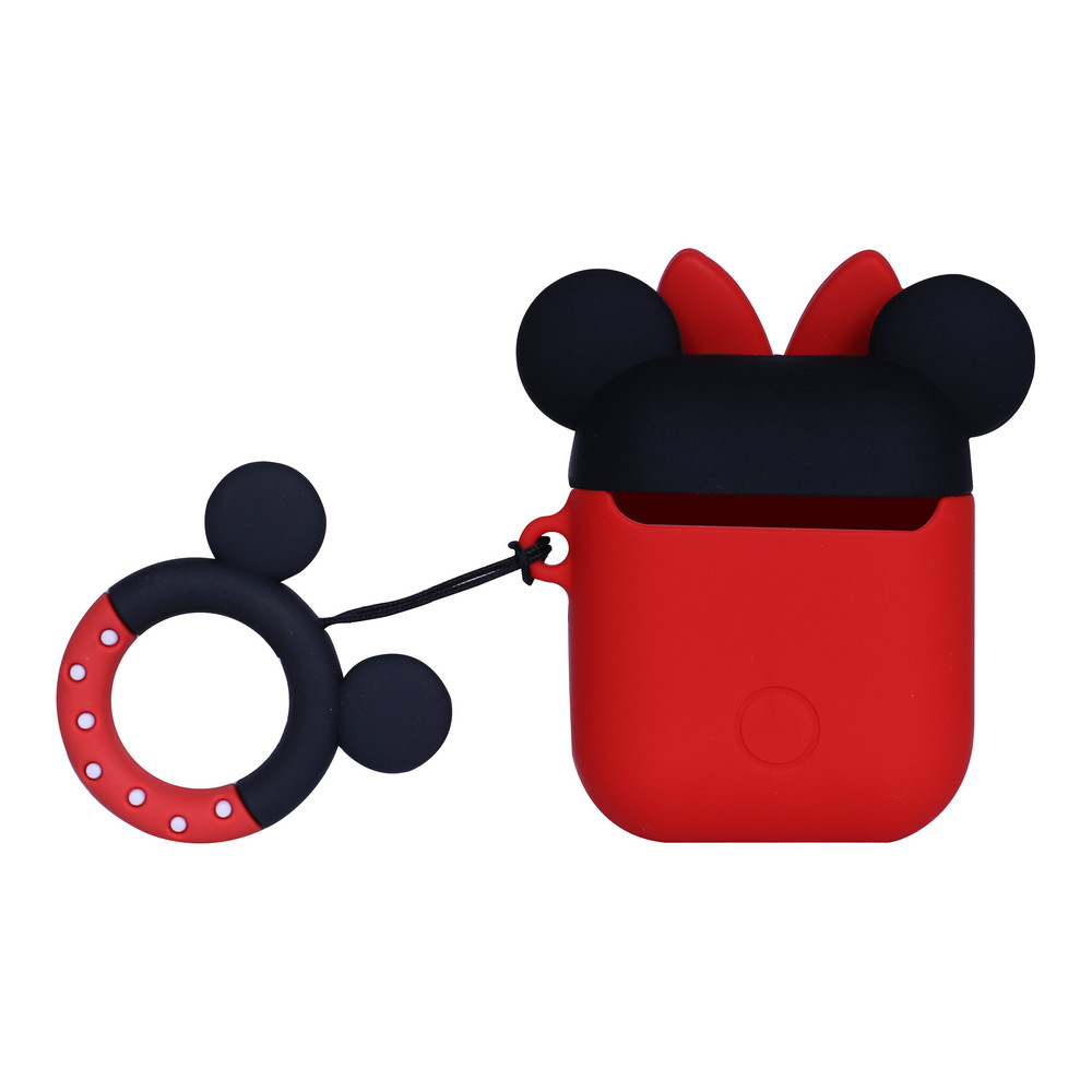 For Airpods Case Minnie Mickey , Soft Silicone Cartoon Bluetooth Wireless Earphone Cover for Airpods 1 2