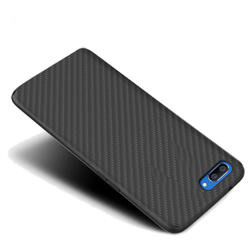 Premium Carbon Fiber  Case Full Sides Protective Shell Back shockproof Cover Design For OPP O Realme C1