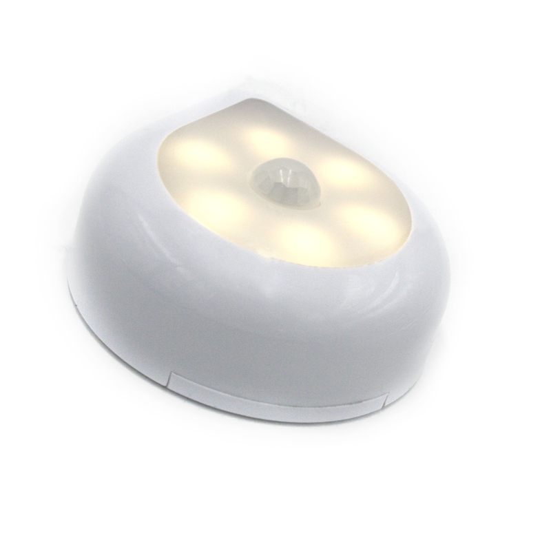 Led Cabinet Light 6 LED PIR Body Motion Sensor Activated Wall Light Night Light Induction Lamp