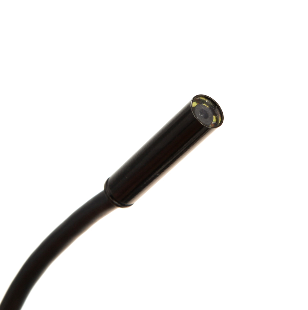 7mm USB endoscope Waterproof Inspection Borescope Snake Scope Magnifier with a Flexible Insertion Tube 6pcs LED 2m Tube