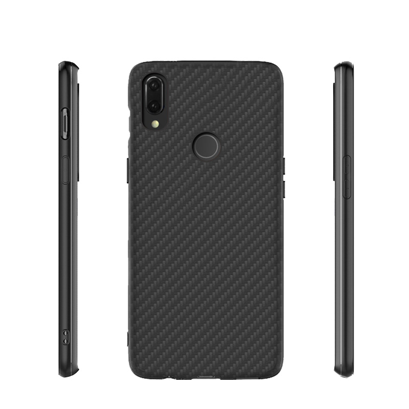 Premium Carbon Fiber  Case Full Sides Protective Shell Back shockproof Cover Design For Xiaomi mi play