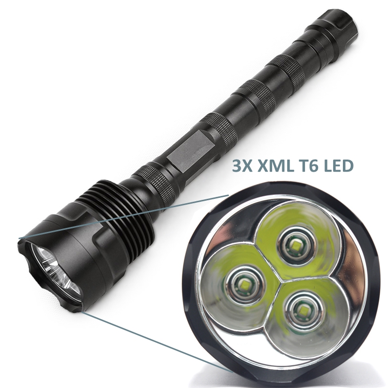 t6 flashlight  self defensive flashlight strong light led torch flashlight for camping