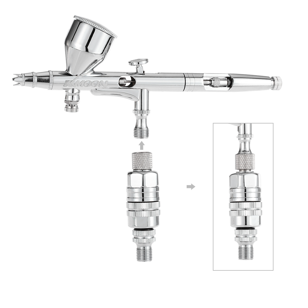 BSP 1/8 Mini Air Filter Air Brush Spray Filters Airflow Control Valve Airbrush In-line Moisture Water Trap airbrush Accessories