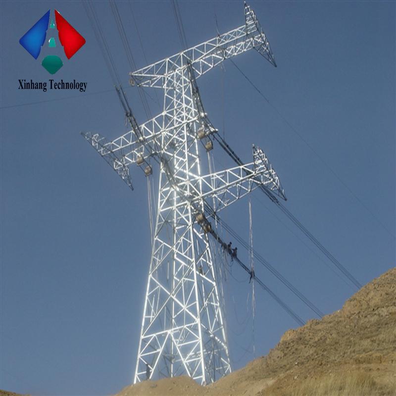 132kv electrical tubular pole spa price for high voltage tower lattice steel galvanized power poles