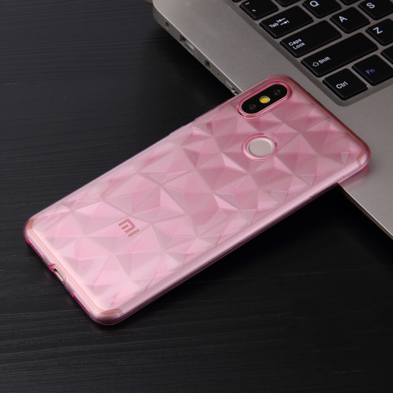 for Xiaomi 6X case hot selling soft diamond pattern crystal TPU case phone cover