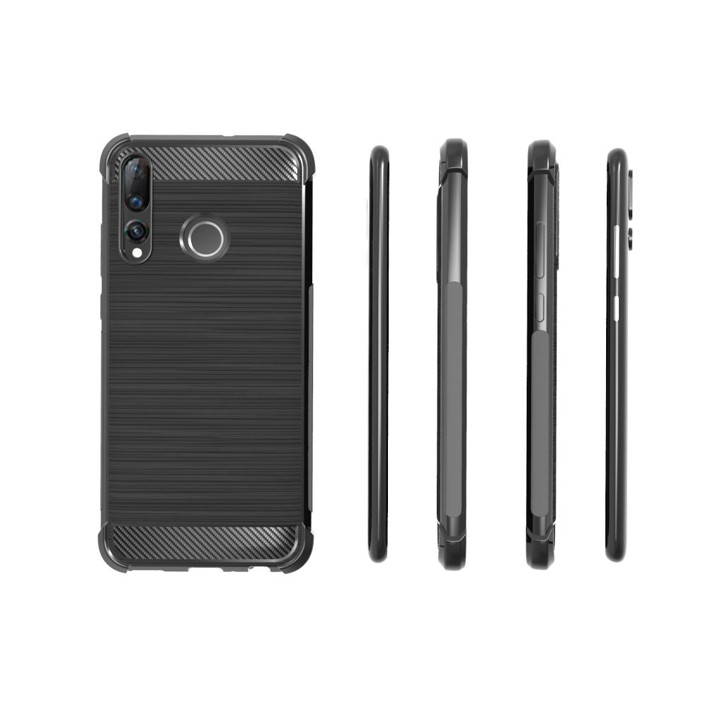 newstyle Carbon Fiber Cover soft Tpu Brushed case For Huawei Nova 4 Lite