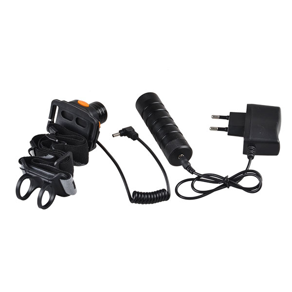 Zoom Rechargeable Black Light 3W UV LED Headlamp with Motion Sensor