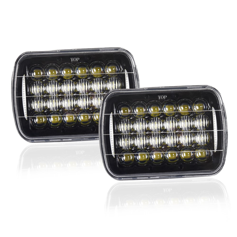 Wholesale High Quality 105W  7 truck light 7 inch square 5x7 7x6 led headlight Waterproof