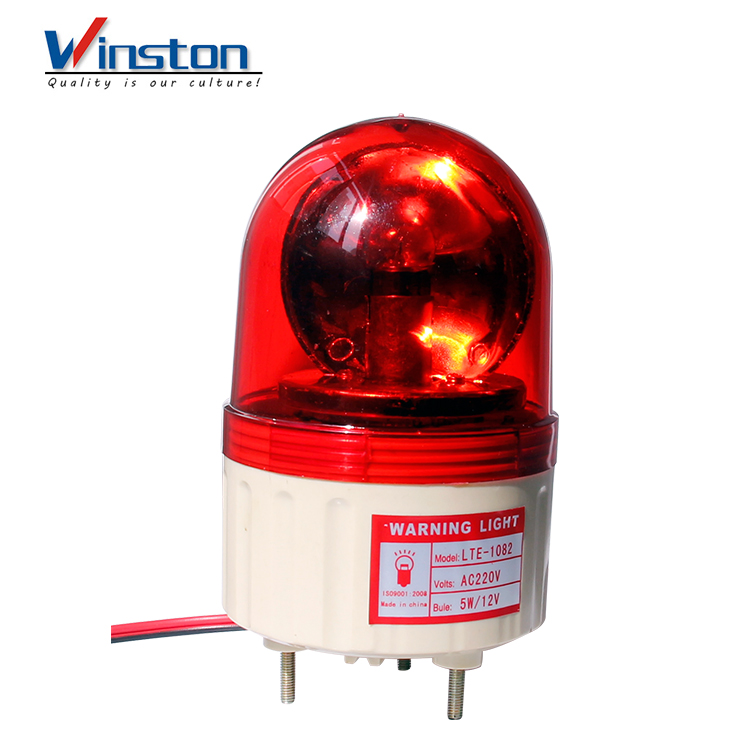 CE LTE1082 Mini Light Bulb Rotation 80mm Red Warning Light