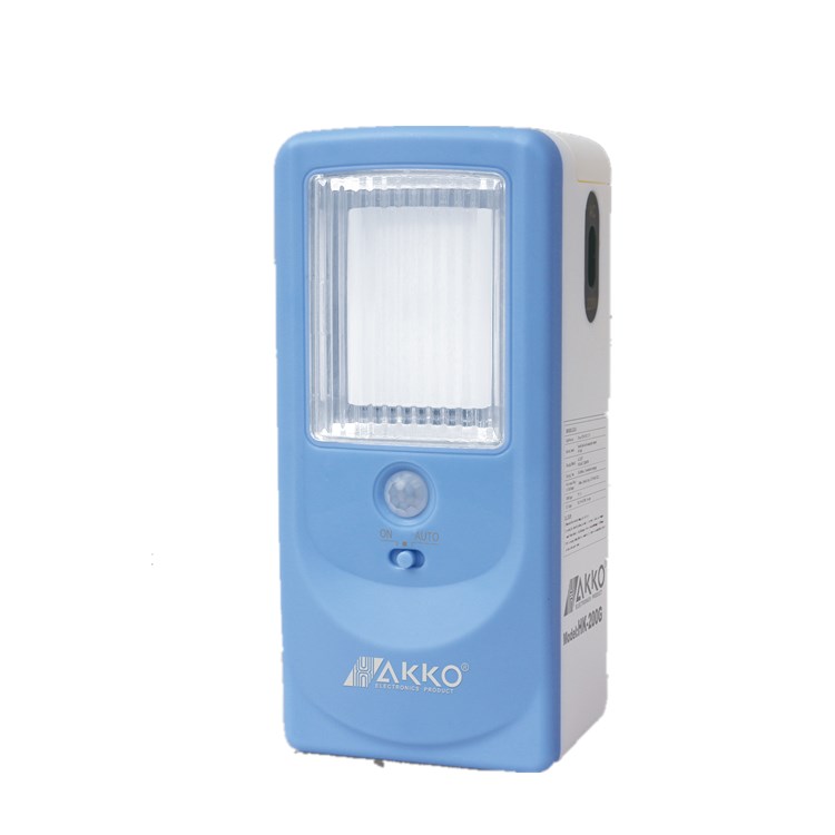 2019 popular blue plastic rechargeable  portable led emergency lamp