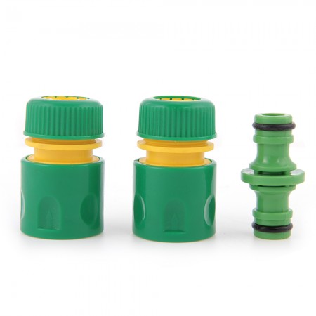 Garden ABS Tap Hose Connector Adapter Pipe Fit 1/2 Quick Release Female & Male