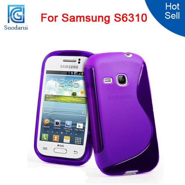 S line TPU Case silicone case for samsung galaxy young s6310