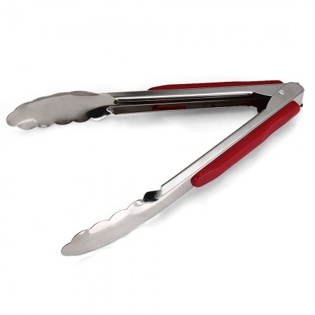 Stainless Steel Locking Tongs BBQ Barbecue Salad Baking Cooking 9-inch