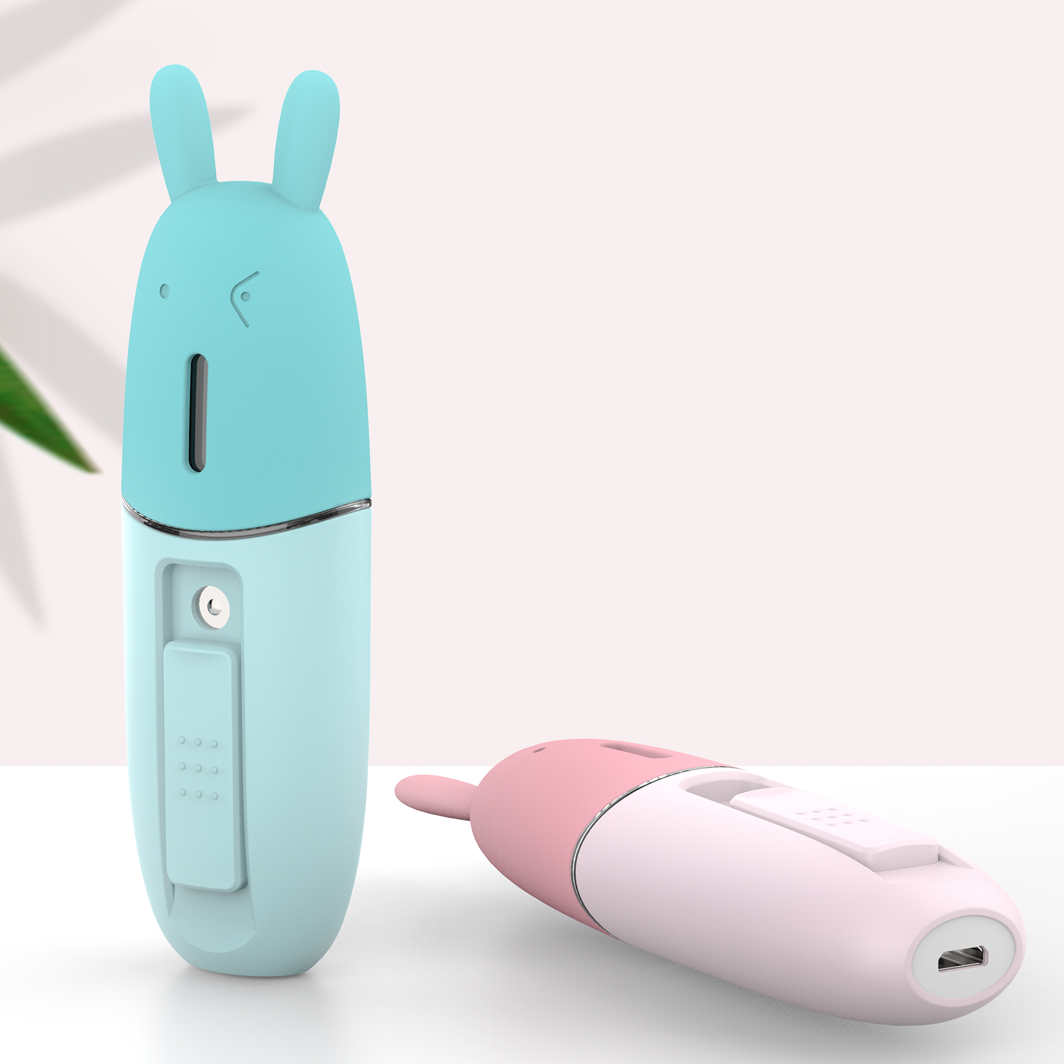 2019 New Design Mini Portable Nano Mist Sprayer Facial Streamer Funny Rabbit Aroma Humidifier