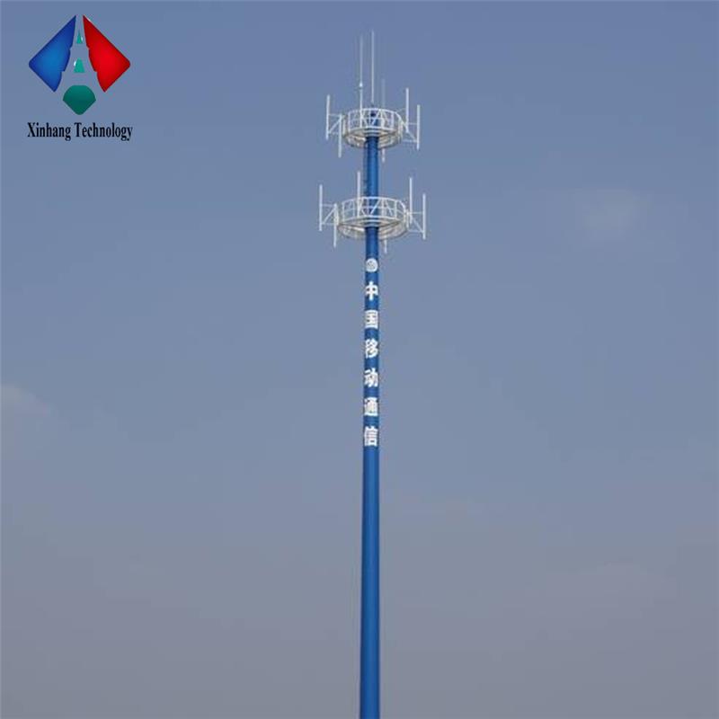 15m monopoles antenna mast telecom aesthetic appearance gsm monopole steel tower