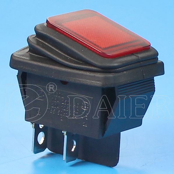 Double Pole 4 Pin ON OFF Leci RS601 Rocker Switch