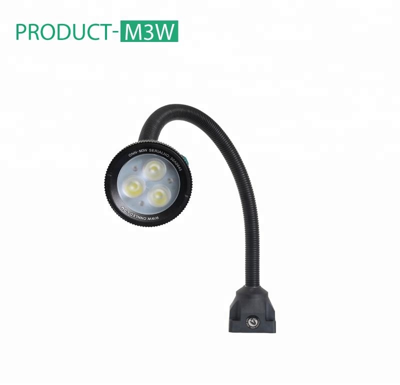 ONN-M3W 24v work lights LED IP65 Gooseneck Machinery Light