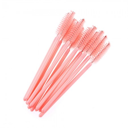 50 PCS Disposable Eyelash Brush Mascara Wands Applicator Spoolers Makeup