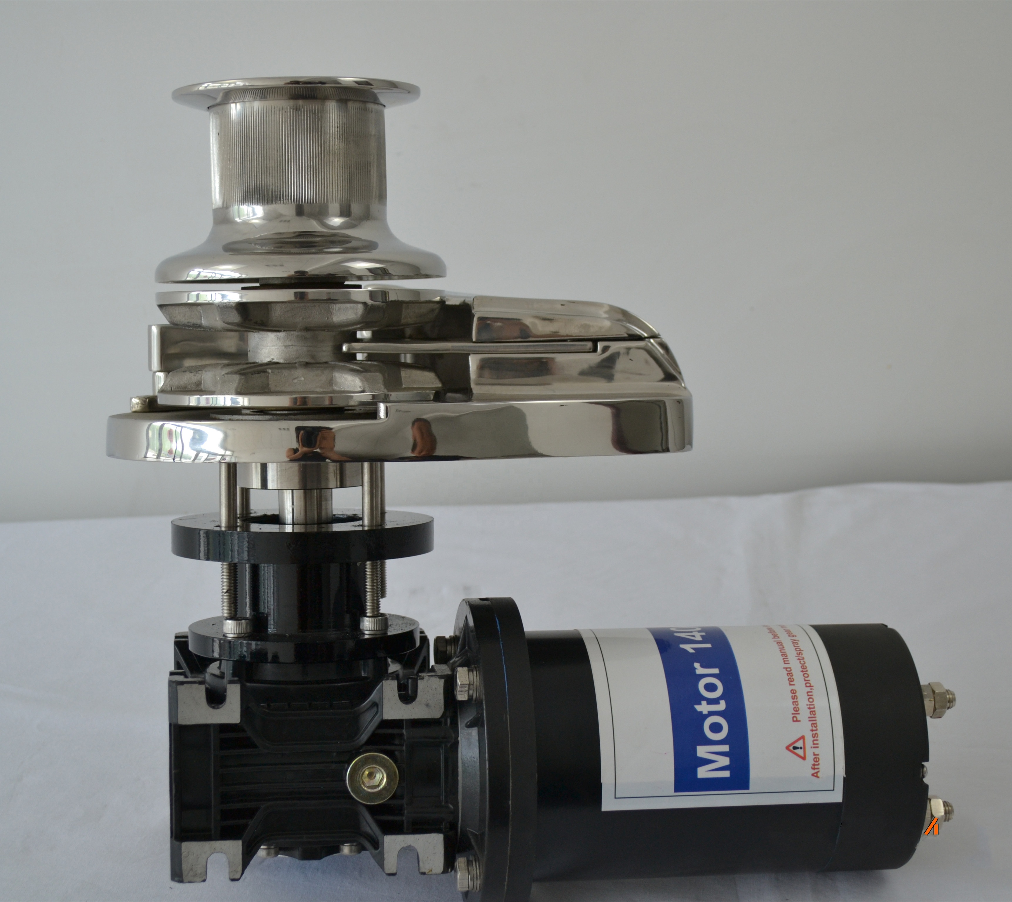 High Quality JV1011 2000W 12v boat yacht vertical mini electric winch for sale