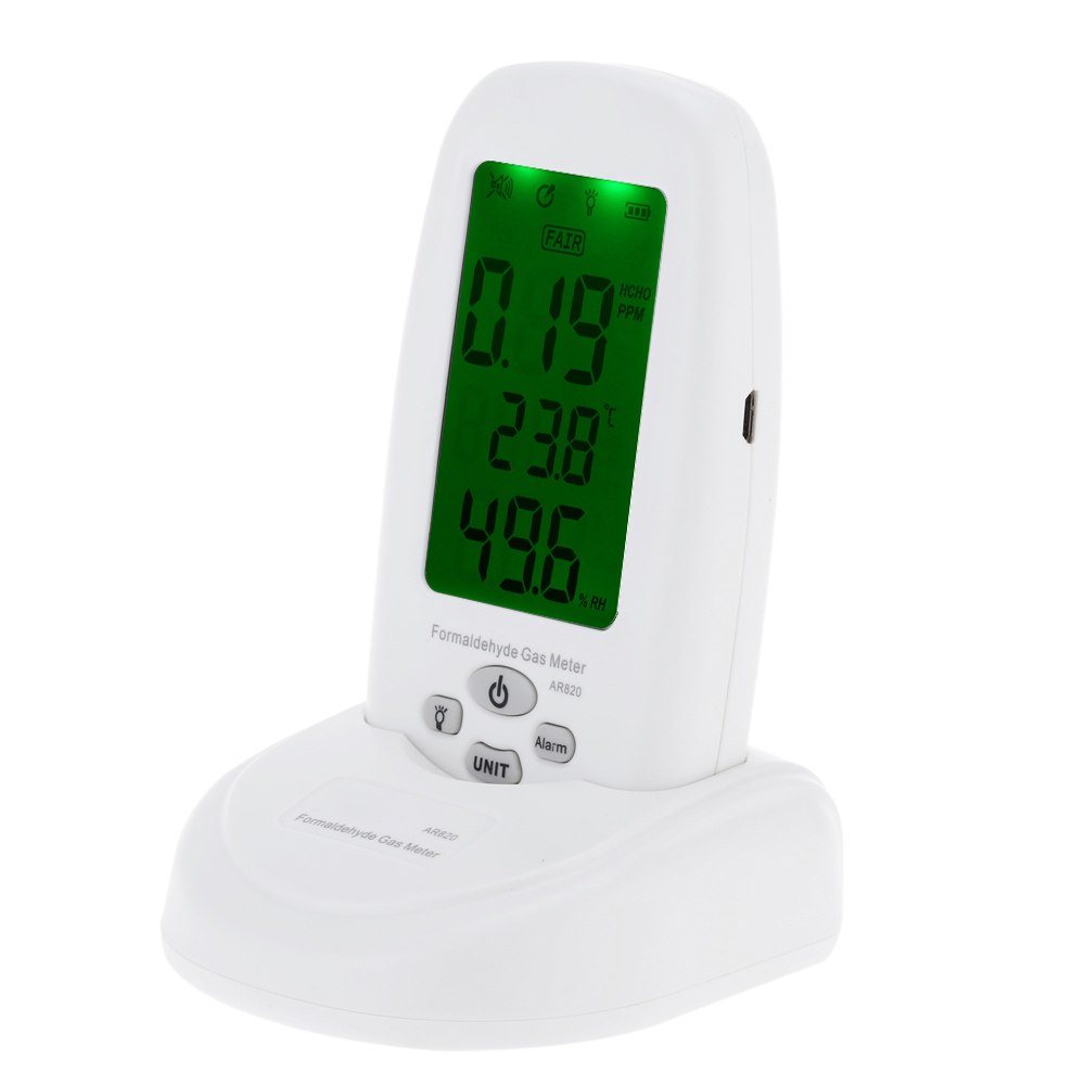 AR820 Sensitive Air Quality Monitor Indoor Digital Formaldehyde Detector Tester Thermometer Hygrometer Gas Detector /Analyzer