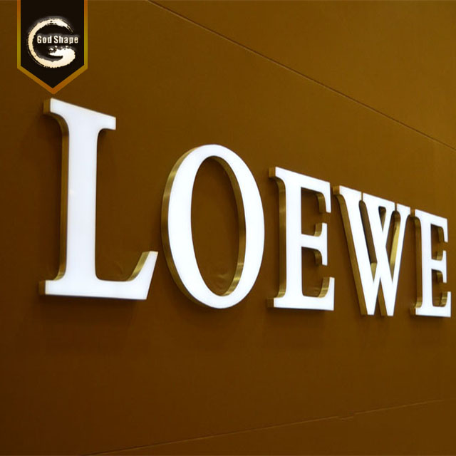 Exterior Building Signage Lightbox 3D Build up Metal Letters Sign