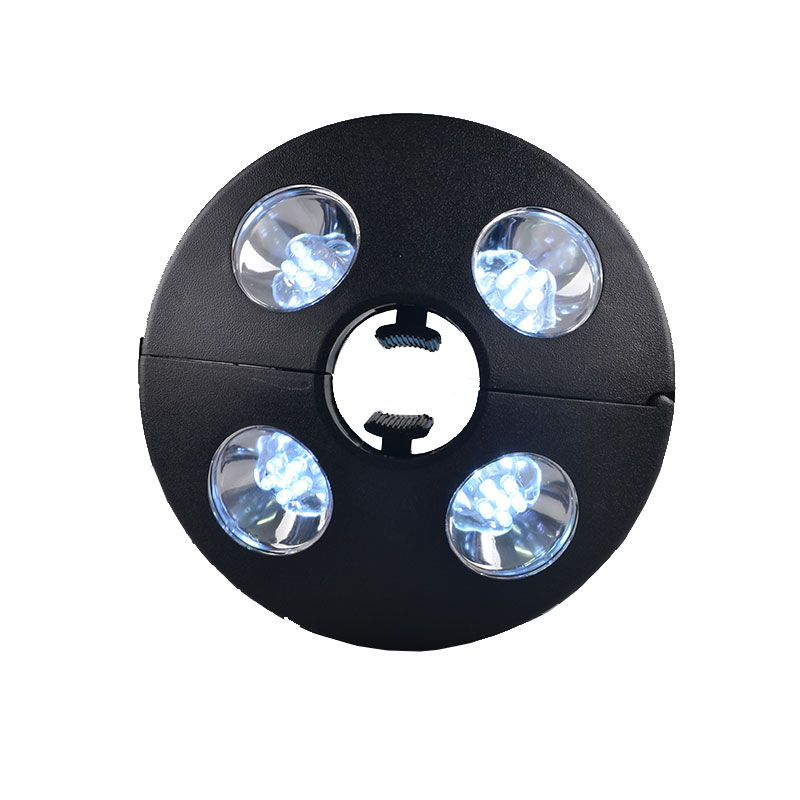 24 Led Super Bright 3*AA Battery Powered Led Tent light  plastic Material Umbrella Led Light