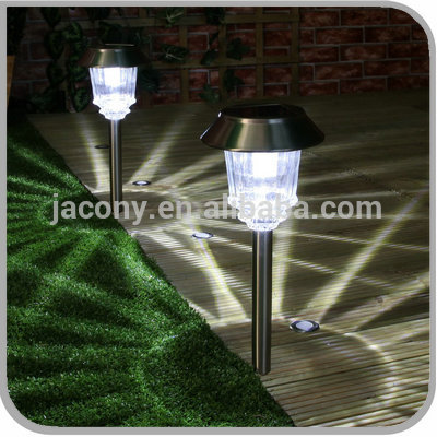 Outdoor stainless steel Ultra bright solar garden lamp light for landscape Backyard Courtyard pathway