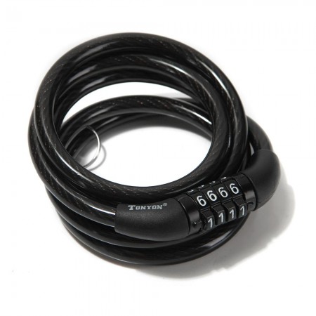 Bike Bicycle Motorbike Combination Cable Lock Anti Thief Security 4 Digit
