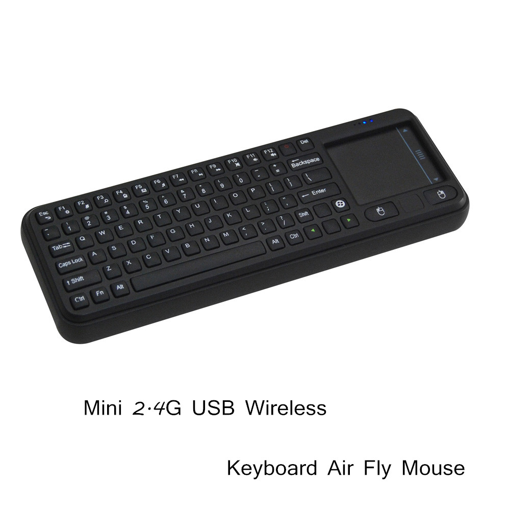 Handheld 2.4G Wireless Keyboard Air Fly Mouse Touchpad Remote for Mini PC Android TV Box New Arrival