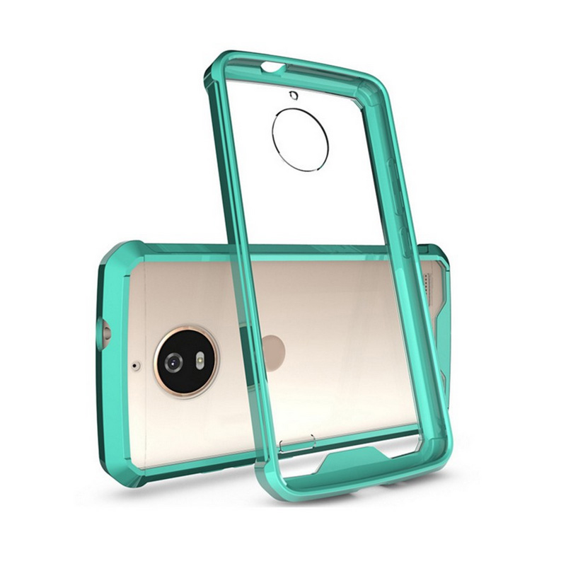 2017 hot sell Transparent and clear pc tpu shockproof cover case for Motorola Moto E4 E4 plus