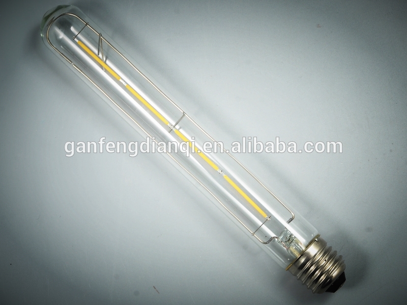 4W T20 E27 tubular led filament bulb