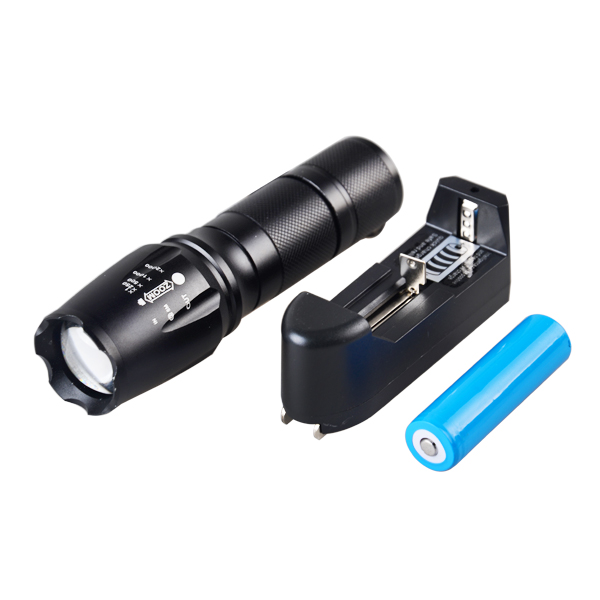 Best Military Grade Waterproof 3 x AAA/18650 / 26650 XML T6 LED Military Flashlight