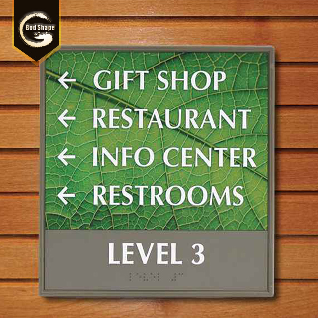 Office Door Name Plate Braille and Tactile Plaque Sign