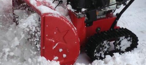 hand held self driven 40 working width snow thrower 13hp power snow blower