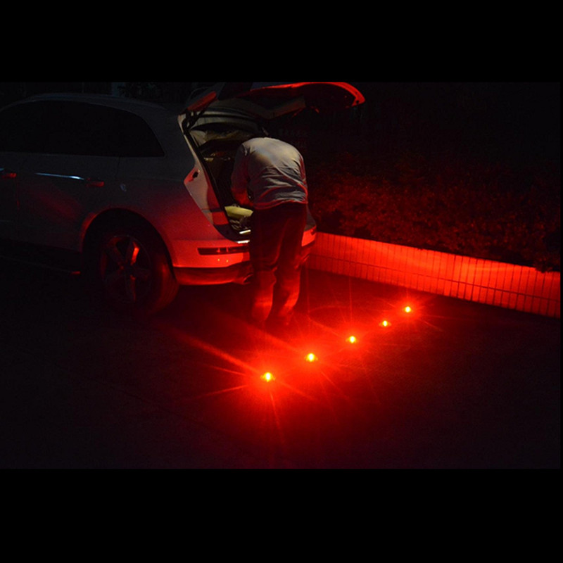 LED Emergency Road Flares with Magnetic Base for Car and Outdoor Sports