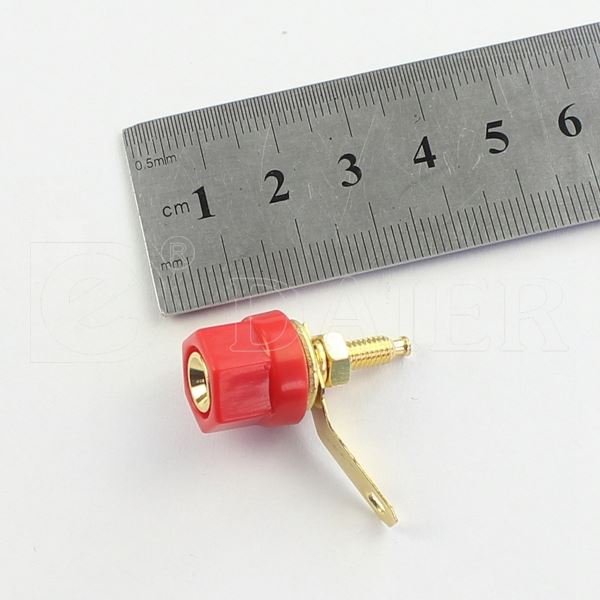 4MM 20A Insulated Brass Mini Audio Binding Post Gold