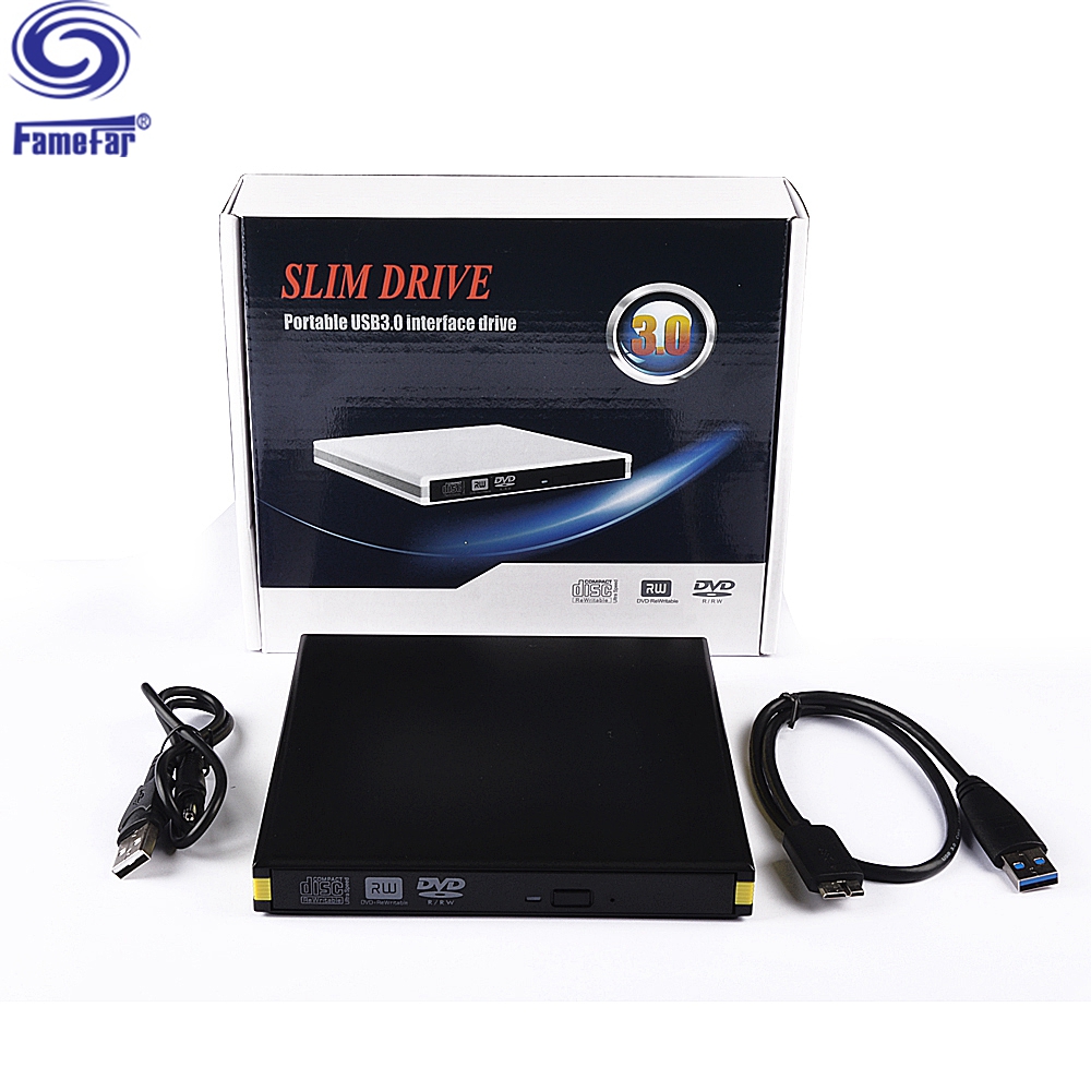 Factory price External USB3.0 burner drive dvd RW CD Writer