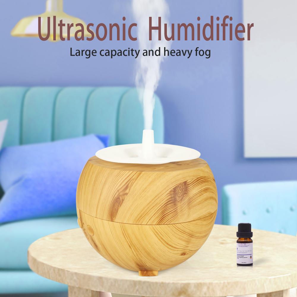 2019 New Arrival Aroma Oil Diffuser Wood, Best Sale Aroma Diffuser Wood, Cheap Wood Grain Aromatherapy Essential Oil Diffuser